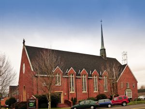 First Christian Church Side View