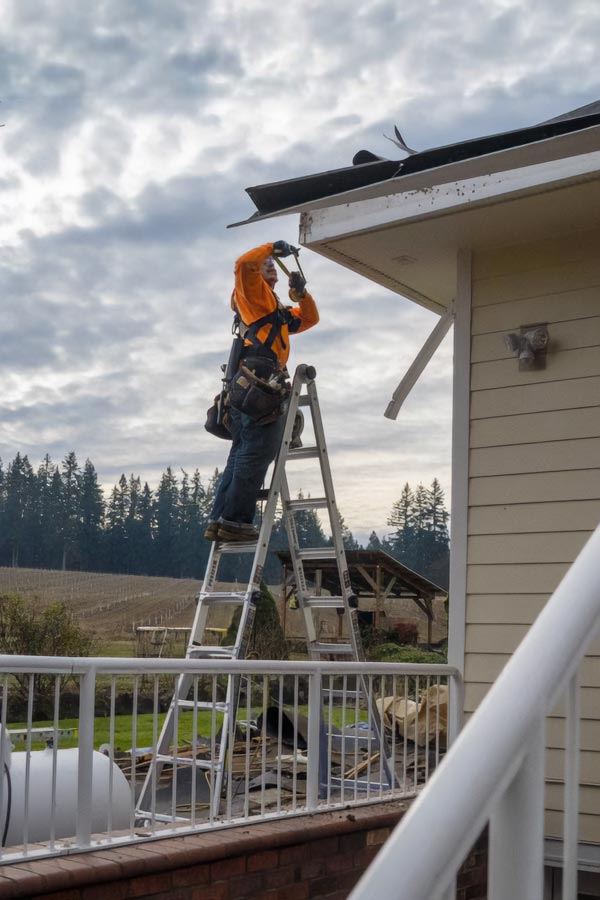 Replacing a gutter